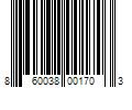 Barcode Image for UPC code 860038001703