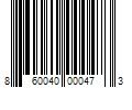 Barcode Image for UPC code 860040000473