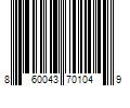 Barcode Image for UPC code 860043701049