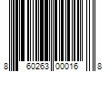 Barcode Image for UPC code 860263000168