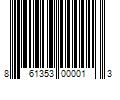 Barcode Image for UPC code 861353000013