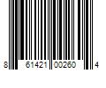 Barcode Image for UPC code 861421002604