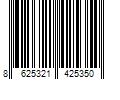 Barcode Image for UPC code 8625321425350