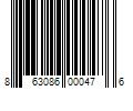 Barcode Image for UPC code 863086000476