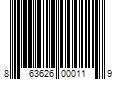 Barcode Image for UPC code 863626000119