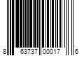 Barcode Image for UPC code 863737000176