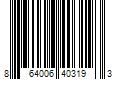 Barcode Image for UPC code 864006403193