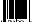 Barcode Image for UPC code 864012000102