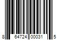 Barcode Image for UPC code 864724000315