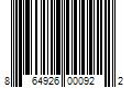Barcode Image for UPC code 864926000922. Product Name: Persona DreamStick Cream Blush
