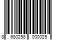 Barcode Image for UPC code 8680258000025