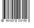 Barcode Image for UPC code 8681820203158