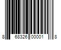 Barcode Image for UPC code 868326000018