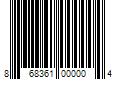 Barcode Image for UPC code 868361000004