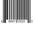 Barcode Image for UPC code 869001000200. Product Name: 