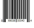 Barcode Image for UPC code 869036000404