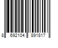 Barcode Image for UPC code 8692104891817