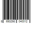 Barcode Image for UPC code 8693298040012