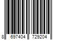 Barcode Image for UPC code 8697404729204