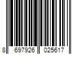 Barcode Image for UPC code 8697926025617