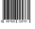 Barcode Image for UPC code 8697926025761