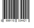 Barcode Image for UPC code 8699118034421