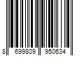 Barcode Image for UPC code 8699809950634