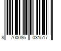 Barcode Image for UPC code 8700086031517