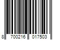 Barcode Image for UPC code 8700216017503