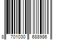 Barcode Image for UPC code 8701030688986