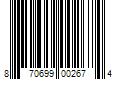 Barcode Image for UPC code 870699002674