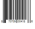 Barcode Image for UPC code 870709004186