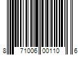 Barcode Image for UPC code 871006001106