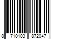 Barcode Image for UPC code 8710103872047