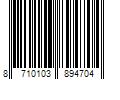 Barcode Image for UPC code 8710103894704