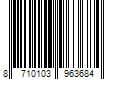 Barcode Image for UPC code 8710103963684. Product Name: PHILIPS XC8347/01 SpeedPro Max Aqua Plus Stielsauger, Akkubetrieb, 25,2 Watt