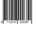 Barcode Image for UPC code 8710216000351