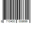 Barcode Image for UPC code 8710400008699