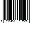 Barcode Image for UPC code 8710400017509