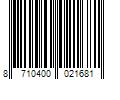 Barcode Image for UPC code 8710400021681