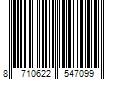 Barcode Image for UPC code 8710622547099