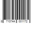 Barcode Image for UPC code 8710744001172