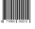 Barcode Image for UPC code 8710900002012