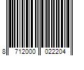 Barcode Image for UPC code 8712000022204