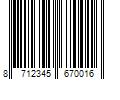 Barcode Image for UPC code 8712345670016