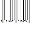 Barcode Image for UPC code 8714051217455