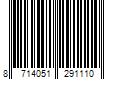 Barcode Image for UPC code 8714051291110