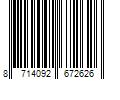 Barcode Image for UPC code 8714092672626