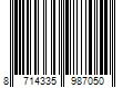 Barcode Image for UPC code 8714335987050