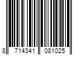 Barcode Image for UPC code 8714341081025